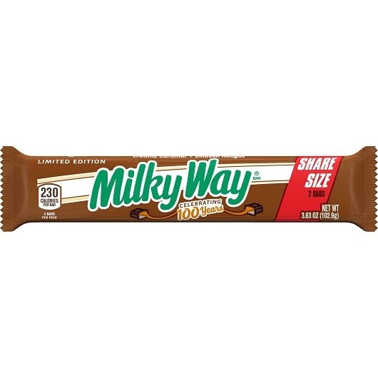Milky Way King Size Candy Bar, 3.63 Ounces, 24 Per Box, 6 Per Case
