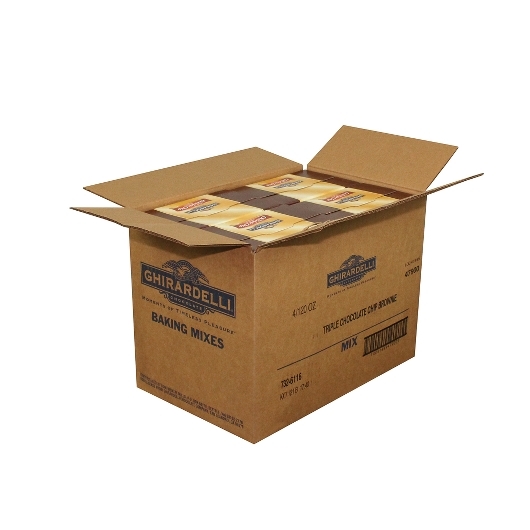 Ghirardelli Kosher Triple Chocolate Brownie Mix; 120 Ounce; 4 Per Case