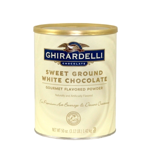 Ghirardelli Sweet Ground White Chocolate Flavor; 3.12 Pound; 6 Per Case