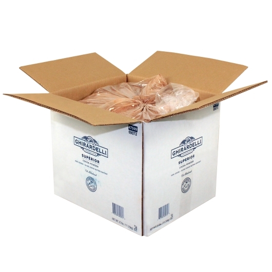 Ghirardelli Superior 10/12% Cocoa Powder Bulk; 25 Pound