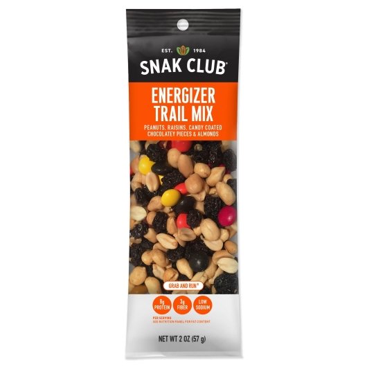 Snak Club Energizer Trail Mix, 2 Ounce, 12 Per Pack, 12 per case