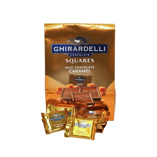 Ghirardelli Extra Large Milk Chocolate And Caramel Square; 1.09 Pound; 6 Per Case