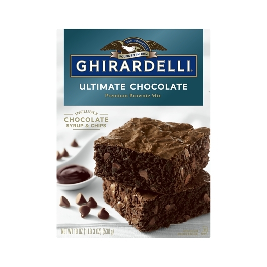 Ghirardelli Triple Fudge Brownie Mix; 19 Ounce; 12 Per Case
