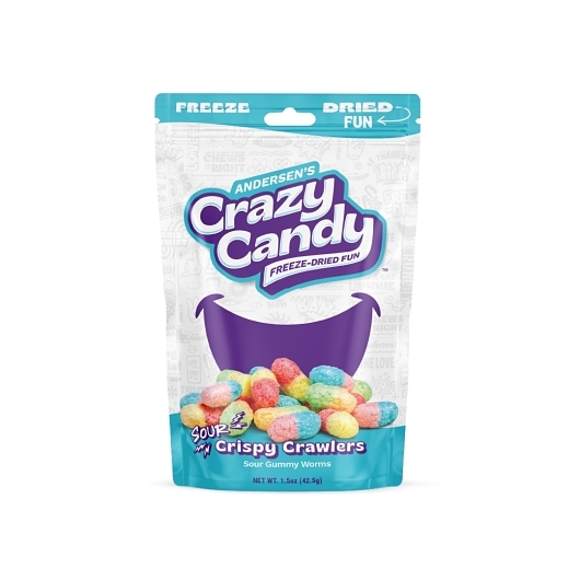 Crazy Candy Crispy Crawlers, 1.5 Ounce, 12
