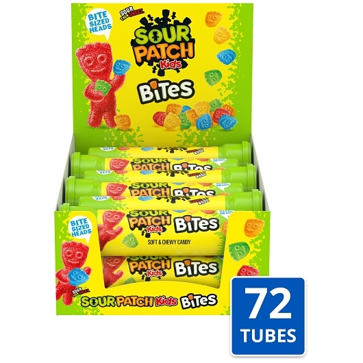 Sour Patch Kids Bites Soft Candy, 1.8 Ounce, 12 Per Pack, 6 Per Case