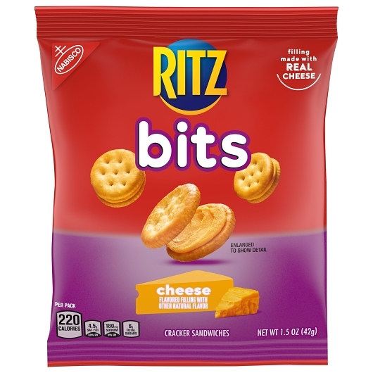 Ritz Cracker Bits Cheese; 1.5 Ounce; 60 Per Case