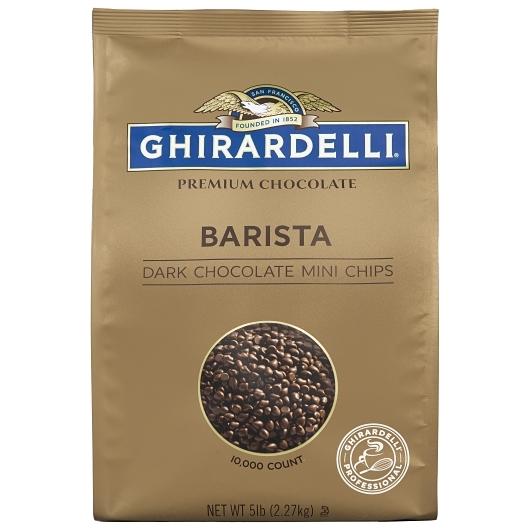 Ghirardelli Barista Dark Chocolate Mini Chip; 5 Pound; 2 Per Case