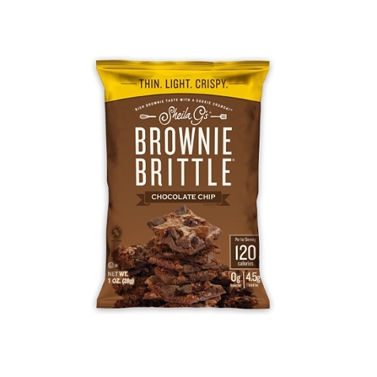 Sheila G's Brownie Brittle Chocolate Chip Brownie Brittle, 1 Ounce, 72 Per Case