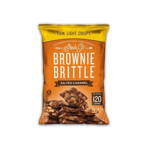 Sheila G's Brownie Brittle Salted Caramel Brittle, 1 Ounce, 72 Per Case