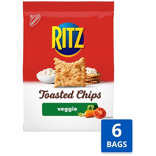 Ritz Wheat Thins Toasted Vegetable Chips; 8.1 Ounce; 6 Per Case