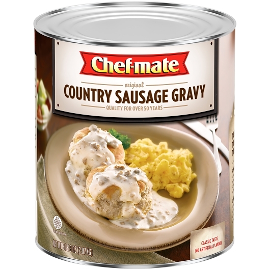 Chef-Mate Country Sausage Gravy, 6.56 Pounds, 6 Per Case