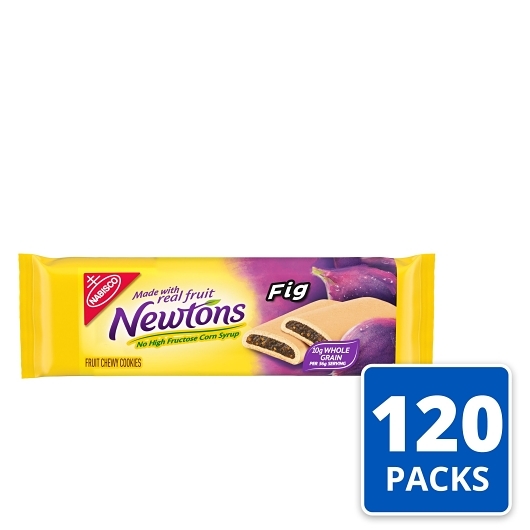 Nabisco Fig Newtons Chewy Cookies, 120 Count, 1 Per Case