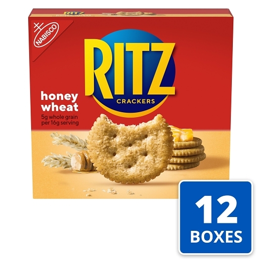 Ritz Crackers Honey Wheat; 13.7 Ounces; 12 Per Case