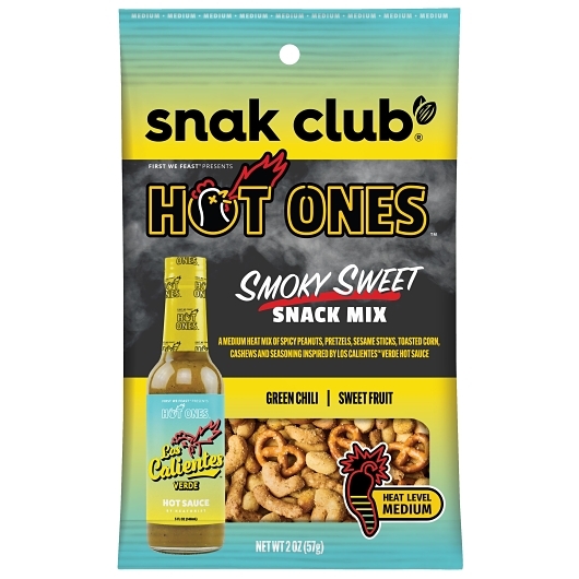 Snak Club Hot Ones Smoky Sweet Snack Mix, 2 Ounce, 12 per case