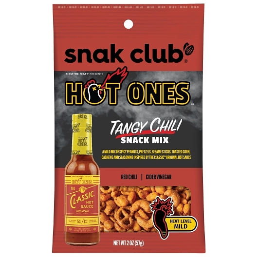 Snak Club Hot Ones Tangy Chili Snack Mix, 2 Ounce, 12 per case