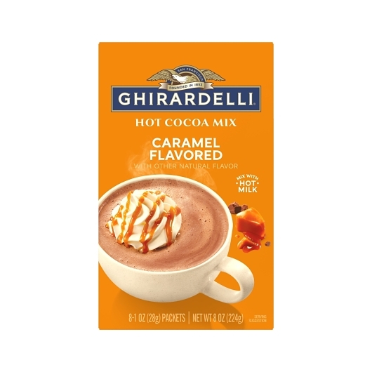 Ghirardelli Caramel Hot Chocolate; 0.5 Pound; 8 Per Case