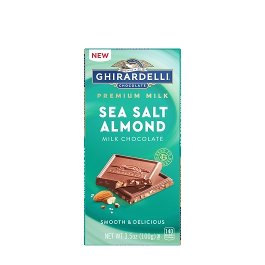 Ghirardelli Milk Chocolate Almond Bar; 0.22 Pound; 12 Per Case