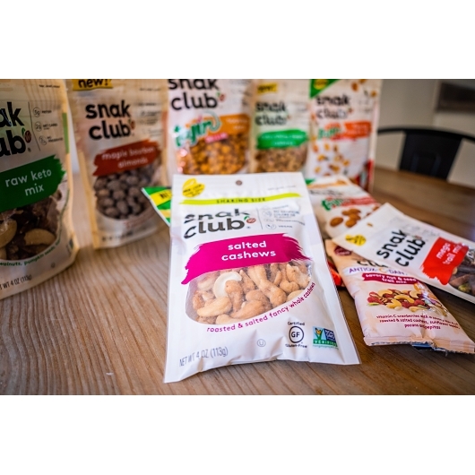 Snak Club Salted Cashews, 11 Ounce, 6 per case