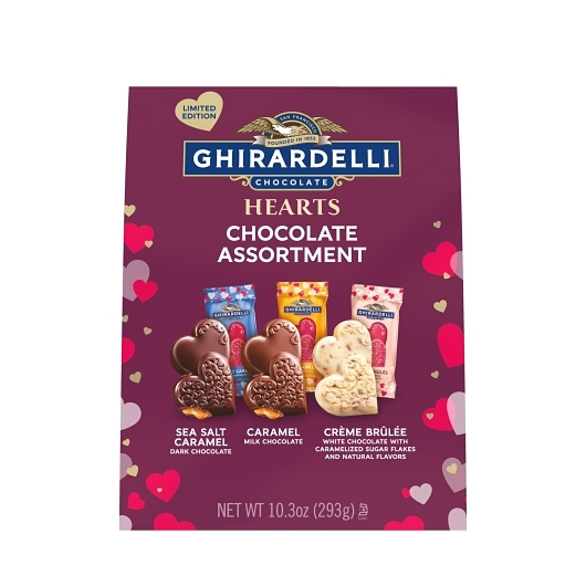 Ghirardelli Heart Sub; 0.65 Pound; 6 Per Case