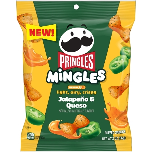Pringles Mingles Jalapeno And Queso, 2 Ounce, 6 Per Case