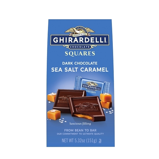 Ghirardelli Dark Chocolate & Sea Salt Caramel Square; 5.32 Ounce; 6 Per Case