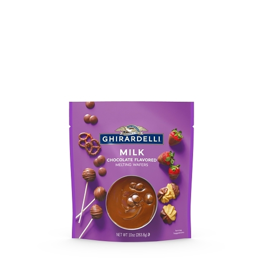 Ghirardelli Milk Chocolate Flavored Melting Wafers; 0.63 Pound; 6 Per Case