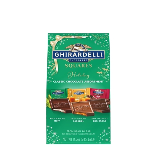 Ghirardelli Premium Assorted Chocolate Squares Large Bag; 0.54 Pound; 12 Per Case