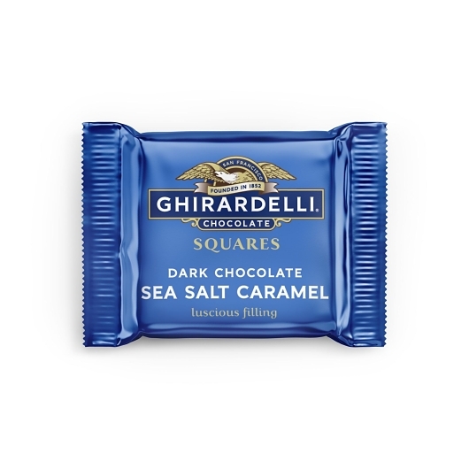 Ghirardelli Dark Chocolate Sea Salt Caramel Square; 0.03 Pound; 430 Per Case
