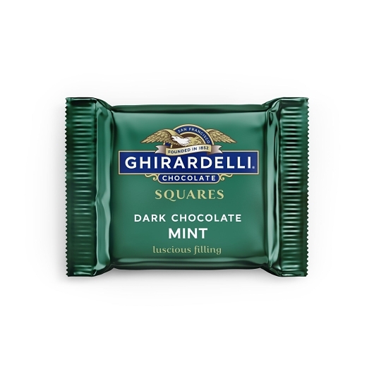 Ghirardelli Dark Mint Squares; 0.03 Pound; 430 Per Case
