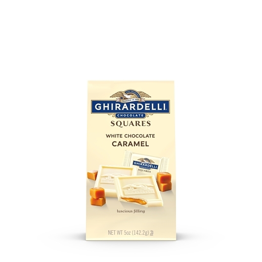 Ghirardelli White Chocolate Caramel Squares Bag; 0.31 Pound; 6 Per Case