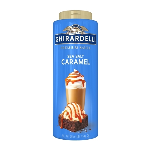 Ghirardelli Premium Sea Salt Caramel Sauce; 454.4 Pound; 6 Per Case