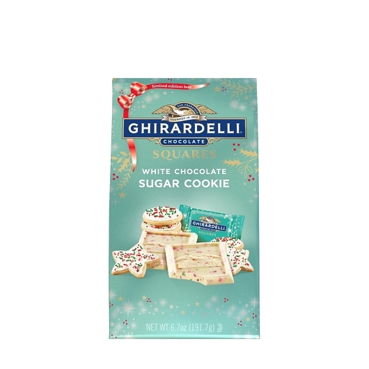 Ghirardelli White Chocolate Sugar Cookie Square Large Bag; 0.42 Pound; 12 Per Case