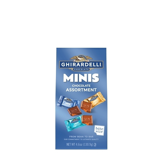 Ghirardelli Mini Assorted Chocolate Squares; 0.29 Pound; 6 Per Case