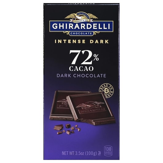 Ghirardelli Intense Dark 72% Cacao Twilight Delight Bar; 0.219 Pound; 12 Per Case