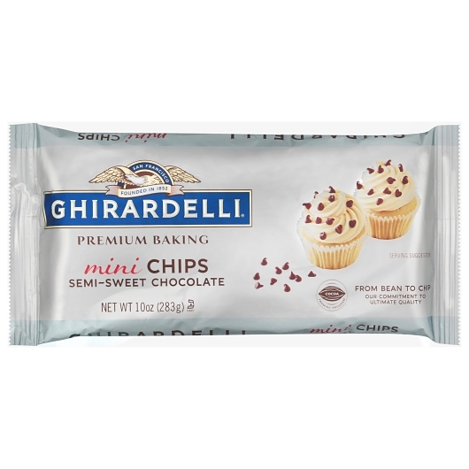 Ghirardelli Semi Sweet Mini Chip; 0.64 Pound; 12 Per Case