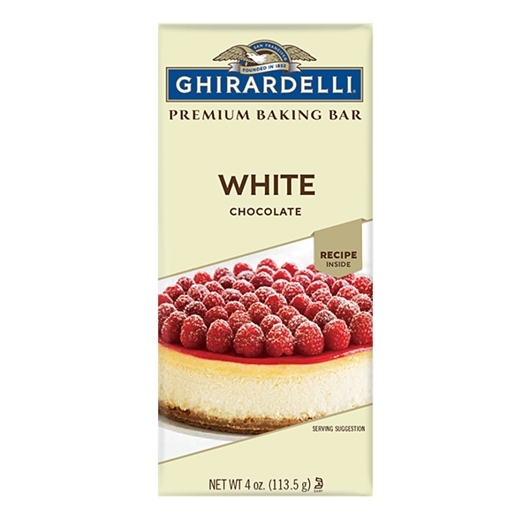 Ghirardelli Baking Bar White Chocolate; 0.26 Pound; 12 Per Case