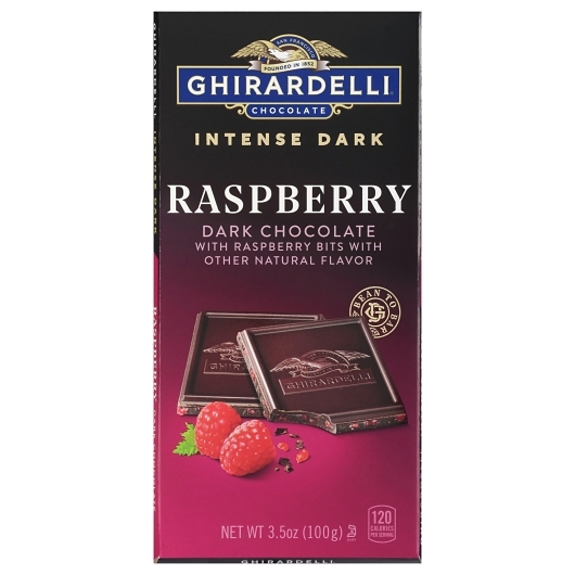 Ghirardelli Raspberry Radiance Dark Bar; 0.25 Pound; 12 Per Case