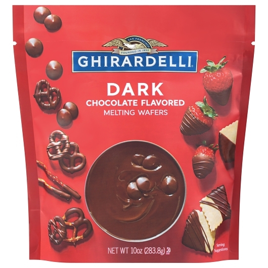 Ghirardelli Dark Candy Making Wafers; 0.625 Pound; 6 Per Case