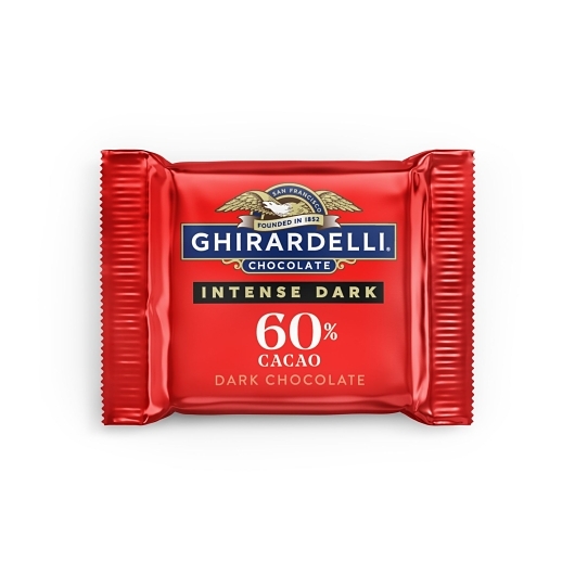Ghirardelli 60% Cacao Dark Chocolate Intense Dark Square; 0.02 Pound; 540 Per Case