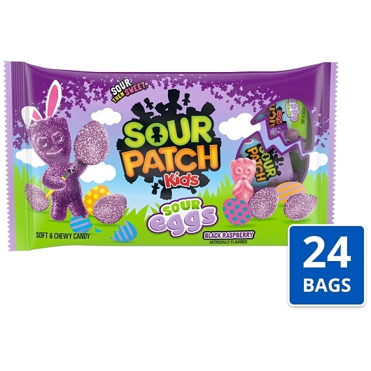 Sour Patch Kids Eggs Treat Size Soft, 7.97 Ounce, 24 Per Case