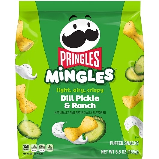 Pringles Mingles Dill Pickle & Ranch, 5.5 Ounce, 6 Per Case
