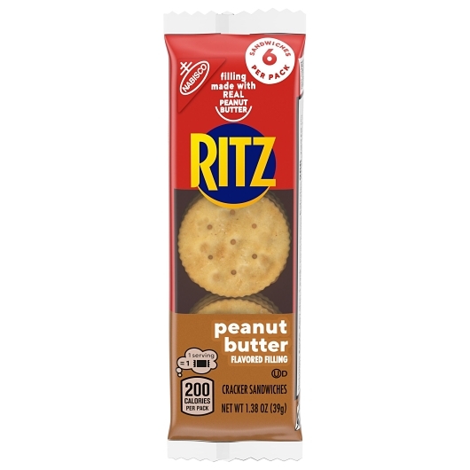 Ritz Peanut Butter Sandwiches; 1.38 Ounce; 8 Per Box; 14 Per Case