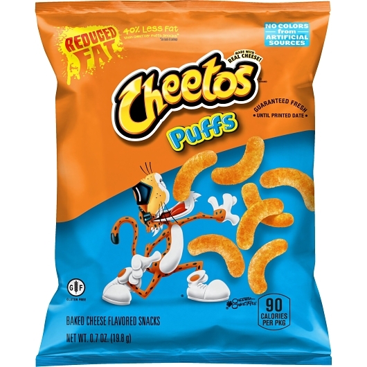 Cheetos Jumbo Puffs Cheese Flavored Snack, 0.7 Ounce, 72 Per Case
