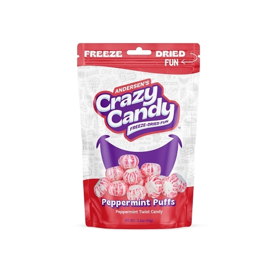 Crazy Candy Peppermint Puffs, 2.2 Ounce, 12