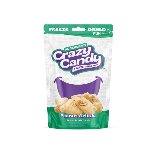 Crazy Candy Peanut Brittle Bites, 1.6 Ounce, 12